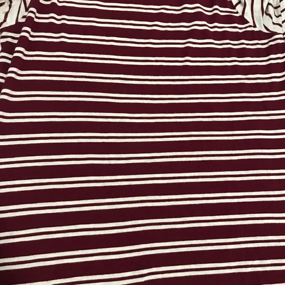 Tart Stitch Fix Knit Striped‎ Top Shirt Size large burgandy gold - Picture 7 of 10